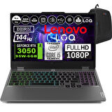 Lenovo Loq 15IAX9 Intel Core I5 12450HX 80GB Ddr5 512GB SSD RTX3050 6gb 95W 15.6" 144HZ 300NITS IPS Windows 11 Home Taşınabilir Bilgisayar 83GS0099TRH25 + Zetta Çanta