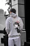 ÖZEL ÜRETİM HENRY COOPER THUG LİFE BASKLI OVERSİZE SWEATSHİRT