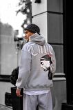 ÖZEL ÜRETİM HENRY COOPER THUG LİFE BASKLI OVERSİZE SWEATSHİRT