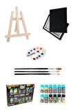 Funny Kıds 20 Ml Multımıx 12'li 25x35 Siyah Tuval Akrilik Başlangıç Seti