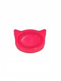 Kulaklı Kedi Mama Kabı Plastik 18x13x4 Cm