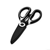 Pratik Çok Amaçlı Ultra Keskin Paslanmaz Çelik Mutfak Makası 20 cm