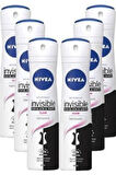 Invisible Black & White Clear 150 Ml 6 Adet