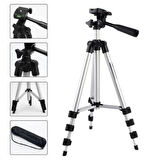 360 Derece Ayarlanabilir Katlanabilir Profesyonel Çekime Uygun 65 cm Ayaklı Tripod + Taşıma Çantası