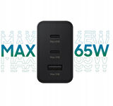 65W 3in1 2xpd+USB Ev Tipi Adaptör 3 Çıkışlı (65W - 25W - 15W)