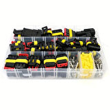 Su Geçirmez Oto Elektrik  Soketi 1,2,3,4 Pın 352 Parça Hıd Jst Konnektör Seti