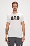Bad Bear Bang  Erkek T-shirt 24.01.07.058 OFF-WHITE