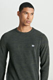 LEE Value Coll. M Crew Neck Knitwear Erkek Kazak L212149801 Khaki