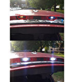 2 Adet Sofit Led Aydınlatma Tavan Plaka Oto İç Aydınlatma Süper Güçlü Beyaz Işık 41mm