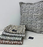 NİVEMESHOME ELYAF DOLGULU KIRLENT 45X45 LİSA 04 GRİ