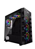 LYSERG PB X-59RGB Kasa Ryzen 7 7800X3D 32 GB Ram 500 GB SSD Asus Dual RTX 4070 W11 +27" Monitör 