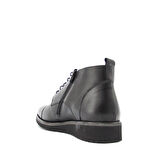 FOSCO FSC-8520 SİYAH ERKEK BAĞLI EKOSE BASKILI EVA TABAN KLASİK BOT