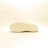 MESHURE MSRE001 PUDRA KADIN NAKIŞLI KURDELE BAĞLI İNCİ DETAYLI GELİNLİK SNEAKER AYAKKABI