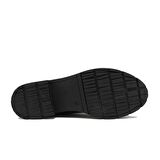 CASTLE BLACK CB5960 SİYAH NUBUK KADIN İNCE TABAN POSTAL BOT