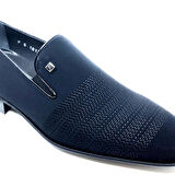 FOSCO FSC1012 SİYAH SATEN ERKEK NAKIŞ İŞLEMELİ FANTEZİ AYAKKABI