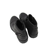 FOSCO FSC9536 SİYAH ERKEK YANI TOKALI BAĞLI FERMUARLI BOT