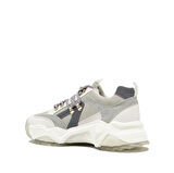 KANUGA SMS65136 BEYAZ KADIN BAĞLI SİMLİ SPOR AYAKKABI