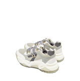 KANUGA SMS65136 BEYAZ KADIN BAĞLI SİMLİ SPOR AYAKKABI
