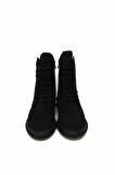 CASTLE BLACK CB20912 SİYAH NUBUK KADIN POSTAL BOT
