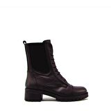 CASTLE BLACK CB2671-1 SİYAH KADIN LİKRALI POSTAL BOT
