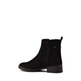CASTLE BLACK CB21899-1 SİYAH NUBUK KADIN ÇİFT FERMUARLI BOT