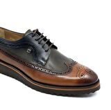 FOSCO FSC1106 TABA / KAHVE ERKEK BASKILI BAĞLI AYAKKABI