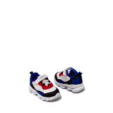 PEPİNO P-1253 BEYAZ / SİYAH UNISEX ÇOCUK IŞIKLI SPOR AYAKKABI