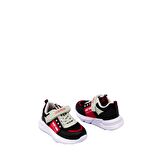 PEPİNO P-1226 SİYAH UNISEX ÇOCUK FİLELİ SPOR AYAKKABI