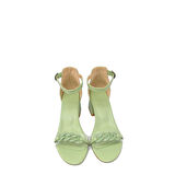 KANUGA BB2022-47 SU YEŞİLİ KADIN ŞEFFAF UZAY YOLU TOKALI SANDALET