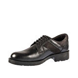 FOSCO FSC-7576 SİYAH ERKEK BAĞLI KLASİK AYAKKABI