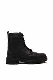 CASTLE BLACK CB3757-1 SİYAH KADIN ÇİFT YÜZ BAĞLI POSTAL BOT