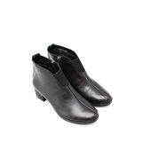 BEETY AKYN-102.9115 SİYAH KADIN STREÇ DETAYLI TÜM YÜZ YARIM BOT