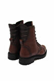 CASTLE BLACK CB52682 TABA KADIN BAĞLI FERMUARLI POSTAL BOT