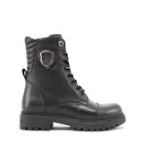 KANUGA SCL-721 SİYAH KADIN TOKA DETAYLI POSTAL BOT