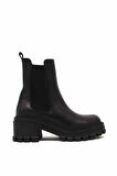 CASTLE BLACK CB52672-1 SİYAH KADIN TÜM YÜZ YARIM BOT