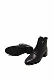 CASTLE BLACK CB9781 SİYAH KADIN ÇİFT YÜZ YARIM BOT
