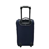 Ççs London Orta Boy 00676 Kumaş Valiz El Çantası Lacivert