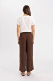 DeFacto Culotte Geniş Paça Krinkıl Viskon Kapri C9565AX24SMBN316