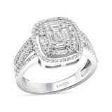 1.02 Karat Pırlanta Kleopatra Baget Yüzük