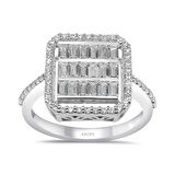 0.71 Karat Pırlanta Hemera Baget Yüzük