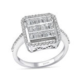 0.71 Karat Pırlanta Hemera Baget Yüzük