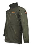 Taktikal Softshell Polarlı Mont Su Ve Rüzgar Geçirmez Soft-mont M Beden