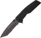 Smith & Wesson® Special Ops Linerlock A/O Black CF Katlanır Cep Çakısı