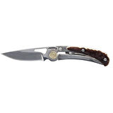 Schrade Uncle Henry Next Gen Pocket Knife Brown Staglon Handles Katlanır Çakı 1205105