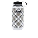 Nalgene 32oz Wide Mouth Beige Plaid