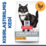 Hill's +7  Kısırlaştırılmış Tavuklu Kedi Maması 1,5 kg