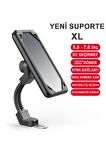 Suporte Telefon Tutucu Kapalı Model 7 Inch ( Xl Büyük Boy ) Gidon Bağlantılı