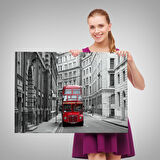 Londra Kırmızı Otobüs Tablosu-6622