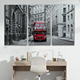 Londra Kırmızı Otobüs Tablosu-6622