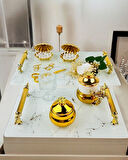 Soulmate Beyaz Desenli Söz Tepsisi ve Nişan Tepsisi